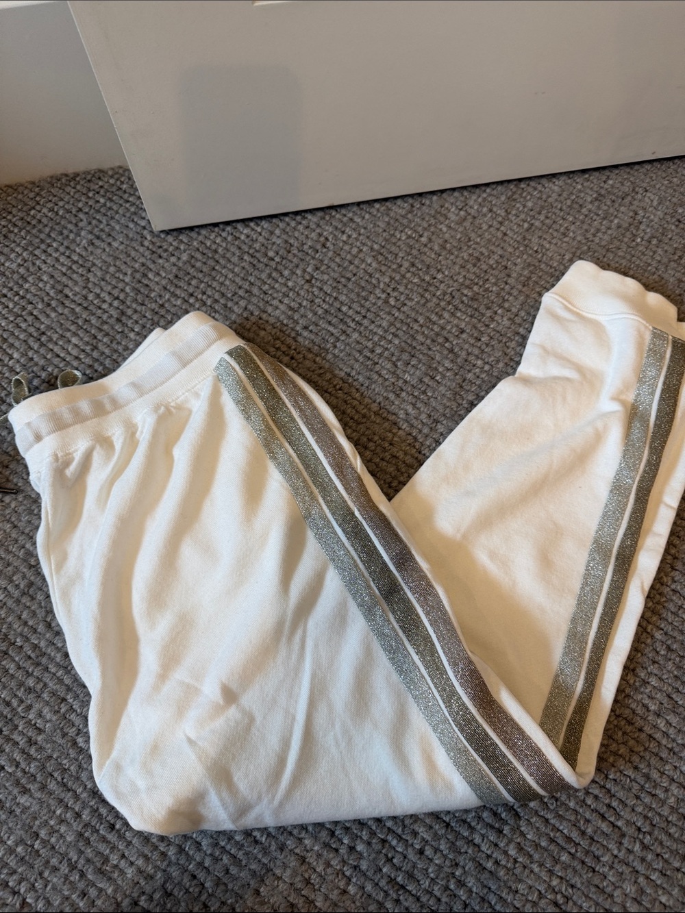 Womens Rails Sweatpants with metallic Stripe